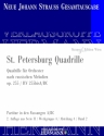 Strau (Sohn), Johann, St. Petersburg Quadrille op. 255 RV 255bisA/BC Orchester Partitur und Kritischer Bericht