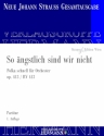 So ngstlich sind wir nicht op.413 / RV 413 fr Orchester Partitur und Kritischer Bericht