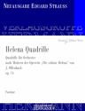 Strau, Eduard, Helena Quadrille op. 14 Orchester Partitur und Kritischer Bericht