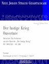 Strau (Sohn), Johann, Der lustige Krieg RV 509A/B/C-OU Orchester Partitur