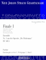 Strau (Sohn), Johann, Die Fledermaus - Finale I (Nr. 5) RV 503-5 Soli und Orchester Partitur