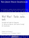 Strau (Sohn), Johann, Eine Nacht in Venedig - Wie? Was? - Tacke, tack Tenor und Orchester Partitur