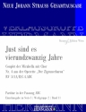 Strau (Sohn), Johann, Der Zigeunerbaron - Just sind es vierundzwanzig Mezzosopran, Chor und Orchester Partitur