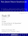 Strau (Sohn), Johann, Der Zigeunerbaron - Finale III (Nr. 18) RV 511A Soli, Chor und Orchester Partitur