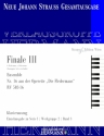 Strau (Son), Johann, Die Fledermaus - Finale III (Nr. 16) RV 503-16 Soli, Chor und Orchester Klavierauszug