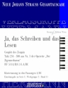 Strau (Son), Johann, Ja, das Schreiben und das Lesen RV 511A/B/C-3-1.  Klavierauszug