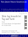 Strau (Son), Johann, Der Zigeunerbaron - Mein Aug bewacht bei Tag und Soli und Orchester Klavierauszug