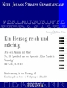 Strau (Son), Johann, Eine Nacht in Venedig - Ein Herzog reich und mc Sopran, Frauenchor und Orchester Klavierauszug