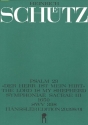 Der Herr ist mein Hirt op.12,1 SWV398 fr Soli (Favoritchor), gem Chor und Instrumente Partitur (dt/en)