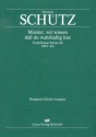 Meister wir wissen dass du wahrhaftig bist op.12,17 SWV414 fr Favoritchor und Instrumente (Complement-Chor ad lib) Partitur (dt/en)