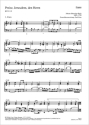 Preise, Jerusalem, den Herrn Soli SATB, Coro SATB, 4 Tr, Timp, 2 Blfl f1, 3 Ob/2 Obda, Str, Org ORG