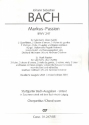 Markuspassion BWV247 fr Soli, gem Chor und Orchester Chorpartitur