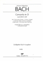 Konzert D-Dur nach BWV249 fr 3 Trompeten, Pauken, 2 Oboen, Fagott, 2 Violinen, Viola und Bc Viola