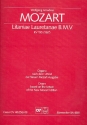 Litaniae Lauretanae B.M.V. D-Dur KV195 fr Soli, gem Chor und Orchester Orgel