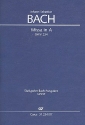 Messe A-Dur BWV234 fr Soli, gem Chor und Orchester Studienpartitur