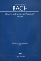 Ich geh und suche mit Verlangen Kantate Nr.49 BWV49 Partitur (dt/en)