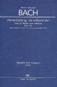 Himmelsknig sei willkommen (1. Leipziger Fassung in G-Dur): Kantate Nr.182 BWV182 Studienpartitur (en/dt)