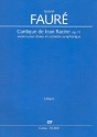 Cantique de Jean Racine op.11 fr gem Chor und Orchester Partitur (dt/frz)