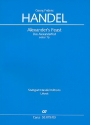 Alexander's Feast HWV75 (2 Fassungen) fr Soli, gem Chor und Orchester Klavierauszug (dt/en)