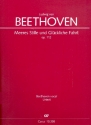 Meeres Stille und glckliche Fahrt op.112 fr gem Chor und Orchester Partitur