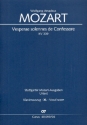 Vesperae solennes de Confessore KV339 fr Soli, gem Chor und Orchester Klavierauszug XL im Grodruck