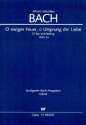 O ewiges Feuer o Ursprung der Liebe Kantate Nr.34 BWV34 Studienpartitur (dt/en)