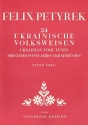 24 ukrainische Volksweisen fr Klavier