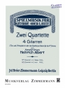 Quartett c-Moll Nr.2 fr 4 Gitarren (2 Terz-, Prim-, Quintbassgitarre) Partitur und Stimmen