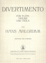 Divertimento fr Flte, Violine und Viola Partitur und Stimmen