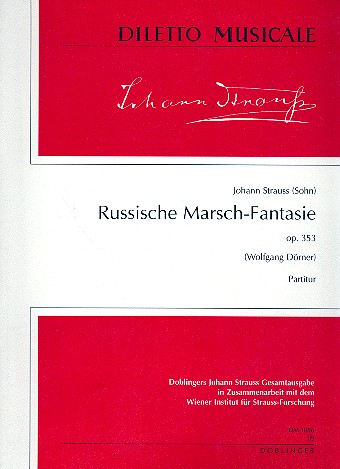 Russische Marsch-Fantasie op.353 RV353 fr Orchester Partitur