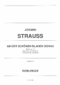 An der schnen blauen Donau op.314 fr Mnnerchor und Klavier Chorpartitur