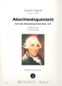 Abschiedsquintett nach Hob.I:45 fr 2 Violinen, Viola, Violoncello und Kontrabass Partitur und Stimmen