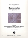 Dunkelreise fr Oboe (Englischhorn), Violine, 2 Violas, Violoncello und Kontrabass Partitur und Stimmen