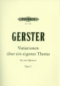 Variationen ber ein eigenes Thema op.2 fr 2 Klaviere