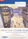 Complete Songs vol.3 (complete Verlaine Settings) for medium/low voice and piano