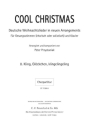 Widmann, B. / Bea: Arrangement: Przystaniak, P. Cool Christmas: Kling..., CP., S. (Ch..), S., GF. Kli... (CP)