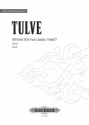 Tulve, Helena Where the Two Seas Meet fr Orchester Partitur