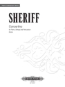 Sheriff, Noam Concertino fr Klavier, Streicher und Percussion Partitur