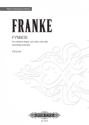 Franke, Bernd Fynbos for overtone singer, solo violin, solo cello and String Orchestra Partitur