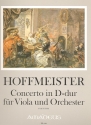 Konzert D-Dur fr Viola und Orchester Partitur