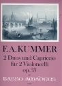 2 Duos und Capriccio op.33 fr 2 Violoncelli Stimmen