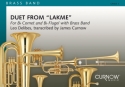 Lo Delibes, Duet from Lakm Cornet, Flugelhorn and Brass Band Partitur + Stimmen
