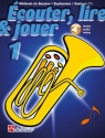 couter, lire, jouer vol.1 (+Online Audio) pour baryton/euphonium/saxhorn en Sib (cl de fa) (frz)