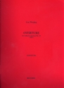 Overture op. 27 for orchestra and band score of the orchestra