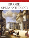 Ricordi Opera Anthology for voice (high) and piano vocal score