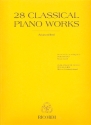 28 classical Works - advanced Level for piano (frz/dt/en)