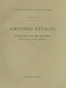 Concerto in mi minore per violino, archi e cembalo partitura