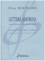 Lettera amorosa op.10 pour flute et trio  cordes partition et parties