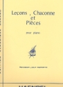 Lecons, Chaconne et pices pour piano