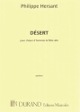 Philippe Hersant, Desert. Texte De Friederich Nietzsche Men's Choir and Flute Partitur